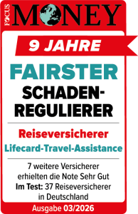 Testsieger 2026: Lifecard-Travel-Assistance führt Ranking der fairsten Schadenregulierer an
